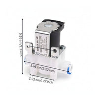 Inlet Feed Water Solenoid Valve 1/4-Inch Inline Water Solenoid Valve for Repair Technicians