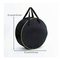 Oxford Cloth Bag with Handles Portable Round Storage Bag Foldable for Tradespeople