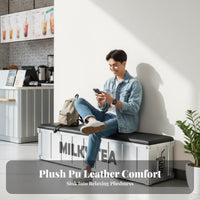 Metal Frame Wooden Bench Industrial Design Multi-Seat Bench Storage Function Commercial Seating for Facility Managers, Homeowners, Lobby, Office