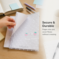 RosyPosy B5 Soft Cover Strawberry Dot Loose-Leaf Notebook for Students