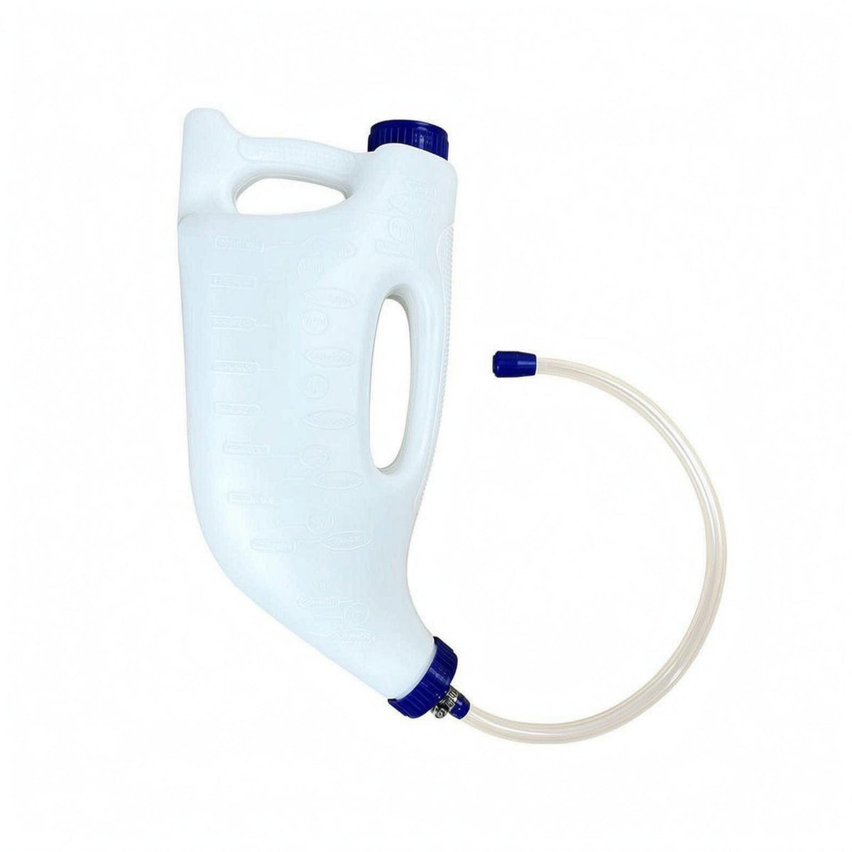 Calf Drenching Bottle Veterinary Calf Tube Feeder Oral Drenching Bottle Integrated Handle Translucent Plastic