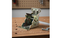 90° folding bracket auto-locks