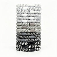 15 Pieces Braided Hair Tie Woven Elastic Hair Band Ponytail Holder Stretch Accessory Soft for Women, Daily Wear, Sports
