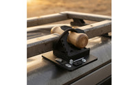 Secure Rapid-Secure Clamp Bracket Easy Installation Rubber Clamp with Mounting Plate Anti-Slip Shovel Holder Sturdy for off-Roaders, Campers, Roof Rack, Garage Storage
