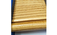 Ribbed Wooden Scraper with Block Handheld Guiro Percussive Wood Block Compact for Kindergarten
