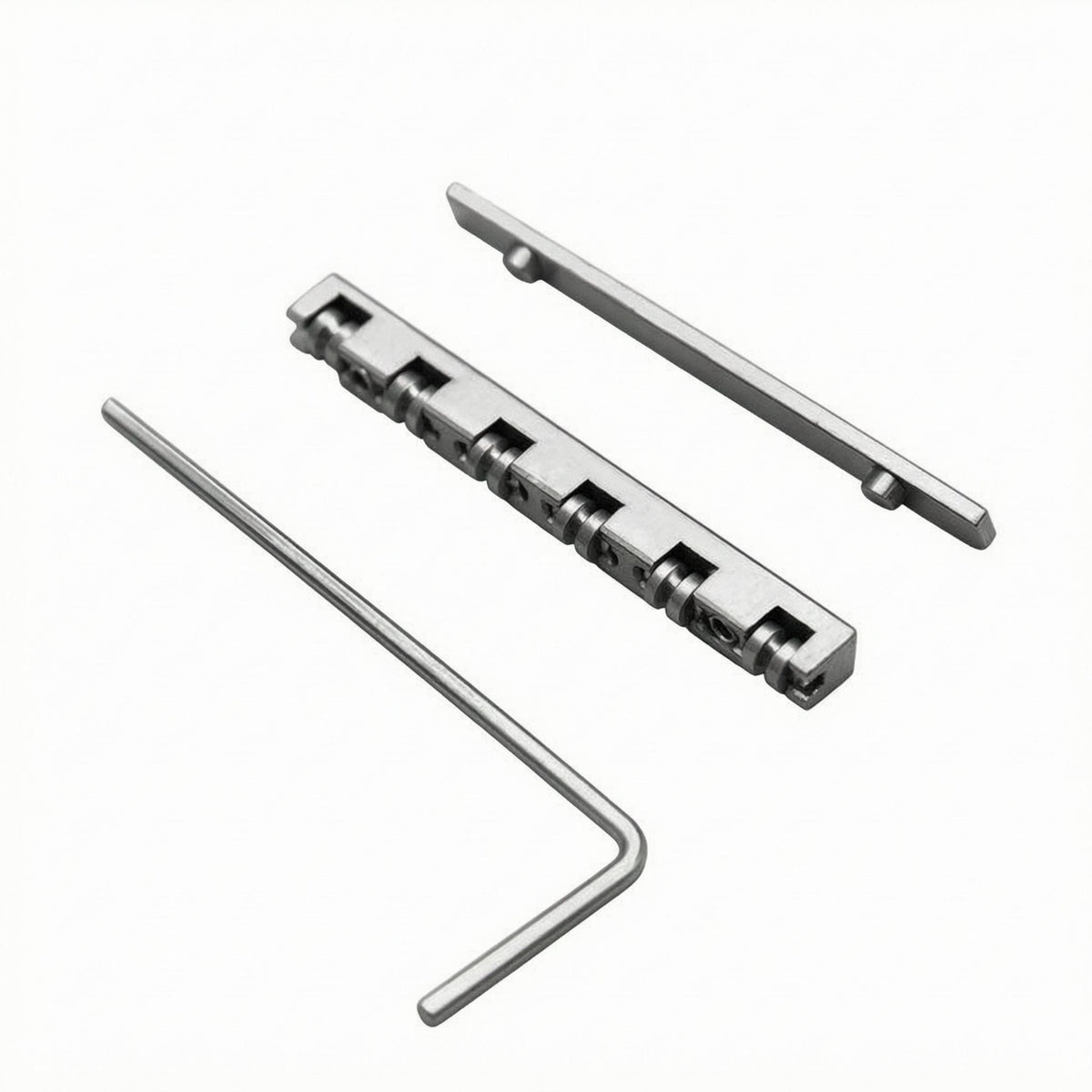 CNC Machined Titanium Alloy Roller Nut 42 Mm Electric Guitar Roller Nut Adjustable Height Music Gear with Wrench