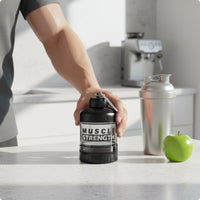 Portable Protein Powder Container Transparent Supplement Storage