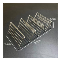 Taco Shell Holder Vertical V-Shaped Taco Holder Tortilla Shell Rack Reusable Open-Design for Home Cooks, Kitchen, Baking