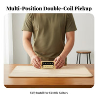 Circuit Coil Electric Guitar Pickup Hum-Cancelling Neck and Bridge Pickup Pair