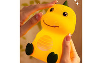 Timer Rechargeable Dinosaur Night Light Cute Design Silicone Dinosaur Lamp Dino Lamp for Children, Bedside, Nursery