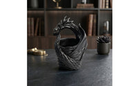 Decorative Dragon Sculpture Planter Sculptural Dragon Planter Desktop Resin for Gardeners, Balcony