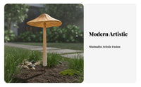Artificial Toadstool Statue Lifelike Design Simulation Toadstool Sculpture