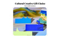 Carved Paper Notepad Creative Gift Paper Carving Memo Pad Versatile Paper Carving Notepad for Students, Adults, Bookshelf Display, Workspace