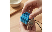 RC Motor with Heat Sink Overheating Brushed Motor with Thermal Sink Cylindrical Aluminum Heat for Hobby Repair