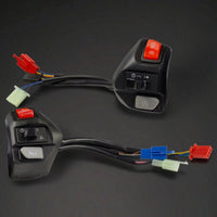 Reliable Motorcycle Handlebar Switch with Wiring Harness Wired Handlebar Switch with Wiring Harness Multifunctional Easy Installation for Mechanics