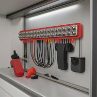 12-Way Busbar with Cover 48V DC Bus Bar with Cover Positive Bus Bar Flame-Retardant Power Distribution Block Insulated