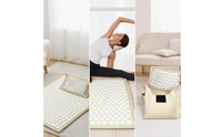 Cushioned Acupuncture Massage Set Portable Acupuncture Mat with Pillow Eco-Friendly Acupressure Mat with Pillow Compact for Home, Travel