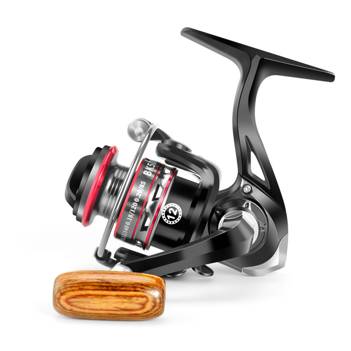 Foldable Mini Fishing Reel Lightweight Fishing Reel with Folding Crank Portable Corrosion-Resistant for Anglers