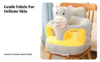 Sitting Trainer Plush Learn-to-Sit Sofa Anti-Fall Design Infant Support Seat Prevents Tipping over infant seating aid Soft and Comfortable for Babies 3-6 Months, Infants, Toddlers, floor activity, Nursery, Living Room, Playroom