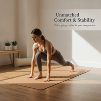 Extra Large Non-Slip Yoga Mat for Couples & Fitness, Thickened Sound-Insulating Exercise Mat for Home Workouts
