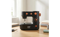 Compact Mini Sewing Machine Exposed Arm Portable Sewing Machine Built-in Needle Area Household Tool Control Knobs
