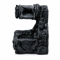 Natural-Looking Mountain Waterfall Aquarium Decoration Safe Aquarium Waterfall Ornament Sturdy Aquatic Tank Rock Formation Sturdy for Aquascape