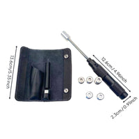 Cue Weight Screw Set Easy to Install Billiard Cue Balance Kit Portable Pouch Sports Accessory for Billiard Enthusiasts