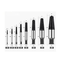 6 Pieces Broken Screw Extractor Set with Storage Case Multi-Size Screw Extractor Kit Compact Removal Tool Easy out for DIYers, Workshop, Plumbing