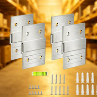 Z Clip Hanger Heavy Duty Z-Shaped Bracket Hanger Mounting Bracket with Screws Easy to Install Hanging Hardware Sturdy for DIYers