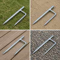 Adjustable Telescopic Awning Pole Set for Tents and Canopies
