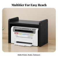 Multi-Layer Printer Stand Stable Load-Bearing Desktop Printer Shelf for Students
