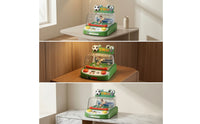 Football Toy with Clear Cover Compact Mini Soccer Set Arcade-Style