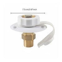 Brass Water Inlet Mechanism Rust Resistant Backflow Preventer Easy to Install for Yacht