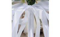 Bridal Blossom Flower Arrangement with Baby's Breath Romantic Ivory Blossom Flower Arrangement Decorative Flowers Long Lasting