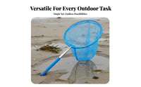 Clam Digging Tool Set Multi-Functional Seafood Foraging Hand Tools Sand Rake and Trowel Kit Portable Shell Collecting Tools