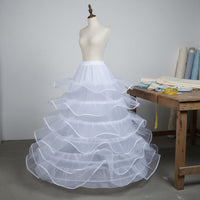 Adjustable Waist Petticoat Full Volume Hoop Skirt Soft Lining Crinoline Petticoat for Fashion Fans