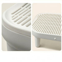 Rectangular Pedal with Slatted Grille Plastic Platform for Pet Owners
