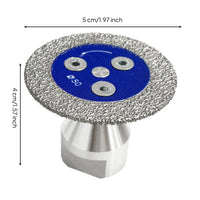 Coarse Diamond Cutting Disc Long-Lasting Mini Cutting Disc Precision Long-Wearing for Tight-Space Jobs