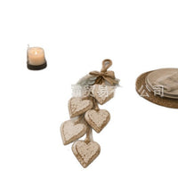 跨境新品Hanging heart-shaped wall decoration悬挂式心形墙饰