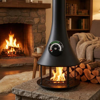 Analog Fireplace Thermometer Optimal Temperature Zone Fireplace Thermometer