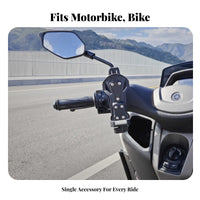 Wide Compatibility Motorcycle Cup Holder Secure Grip Motorcycle Drink Holder Anti-Slip Design for Cyclists, Commuters, Commuting, Road Trips