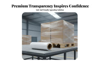 PE Stretch Film Cling Stretch Wrap Film Pallet Wrap Roll High See-Through Quality Packaging Supplies Puncture Resistant