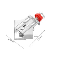 Metal Corner Clamp with Screw Mechanism Compact 90-Degree Clamp Adjustable Sturdy for Woodworking