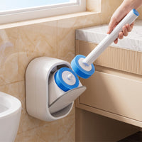 Single-Use Toilet Brush with Holder No Single-Use Toilet Brush
