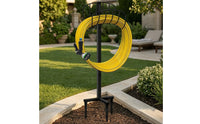 Garden Hose Stand Metal Freestanding Hose Rack Organizer Outdoor Heavy Duty for Gardeners, Yard, Patio