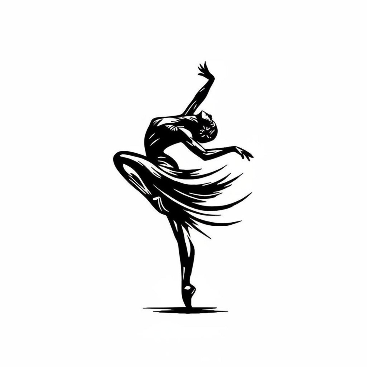 Elegant Iron Dancer Wall Hanging Easy to Hang Metal Dancer Wall Decor Minimalist Modern for Dancers, Dance Students, Practice Room, Indoor