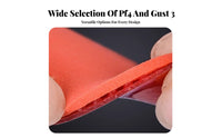 Racket Sport Pong Paddle Rubber Fast Attack & Loop Drive Table Tennis Rubber Sheet High Rotation Racket Sport Accessory for Beginners, Competitions
