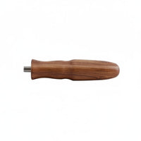 Ergonomic Design Wooden Portafilter Handle Polished Finish Appliance Part for Baristas