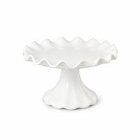 Cake Stand Glossy Pedestal Stand Sleek for Parties, Weddings, Bakers, Hosts