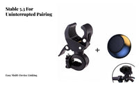 Bluetooth Connectivity two-wheeler Handlebar audio unit Deep Bass Miniature Cylinder Speaker Lanyard Included Outdoor Gear stable bike Mount for Cyclists, Scooter Riders, Commuters, Cycling, Camping, journey, Beach and Pool